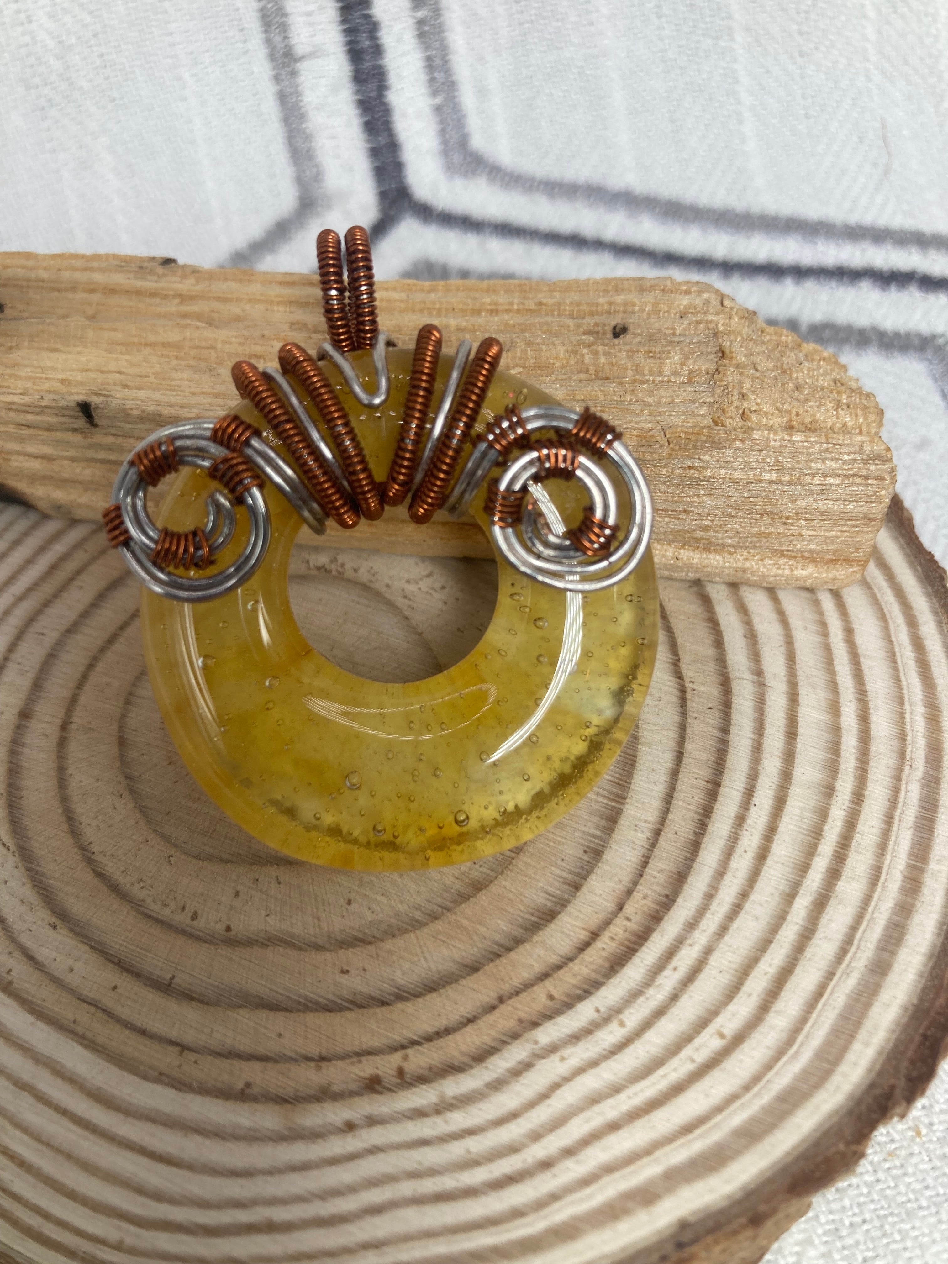 Donut Wire Wrapped Pendant – Hyde's Emporium