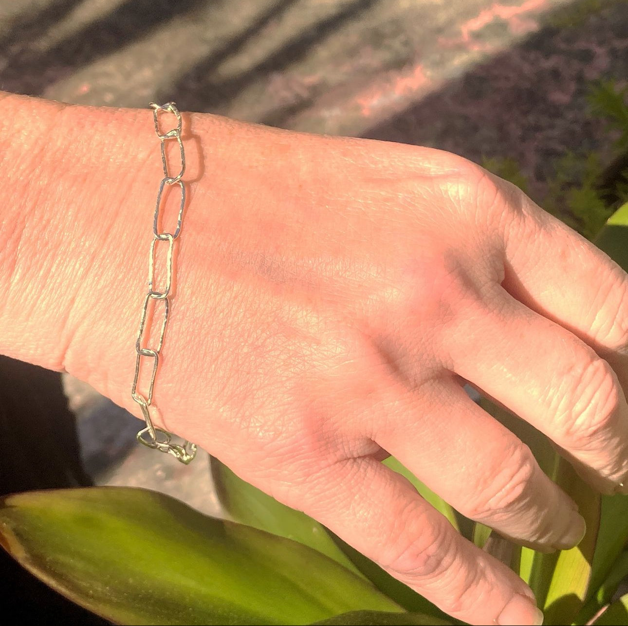Sterling Silver Link Bracelet
