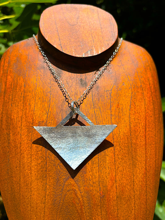 Double Triangle Pendant